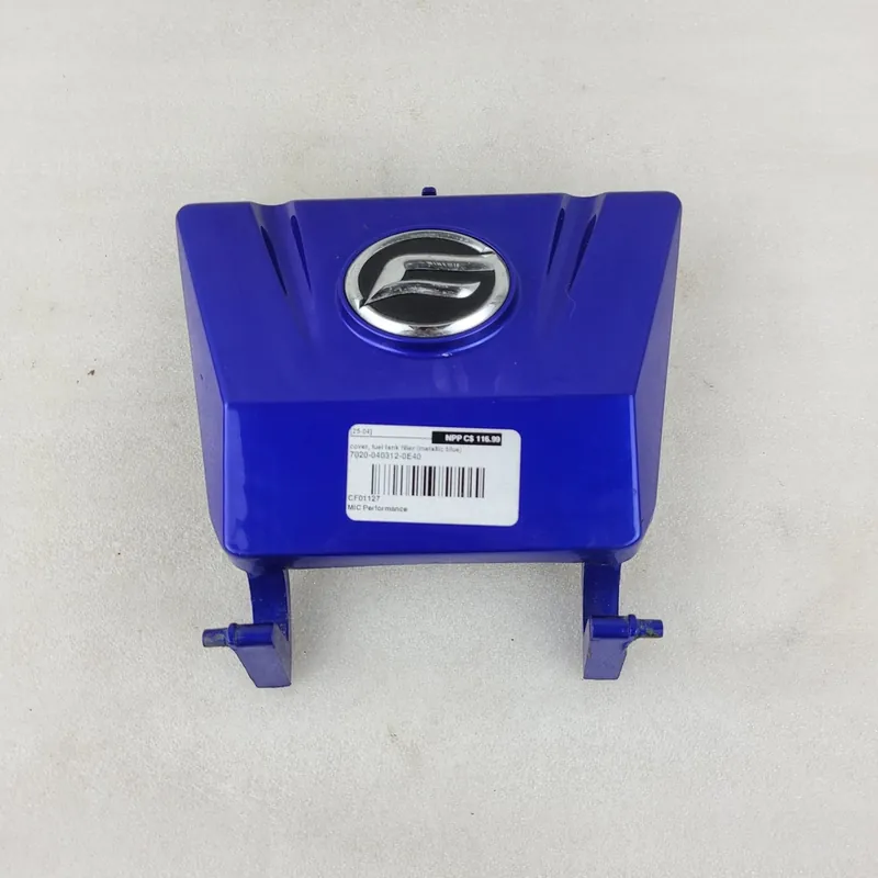 Réduction cover, fuel tank filler (metallic blue)